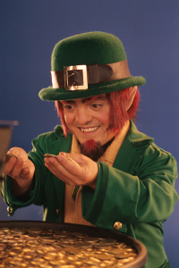 A Leprechaun counts his gold. Ignacio Leonardi, freeimages.com 