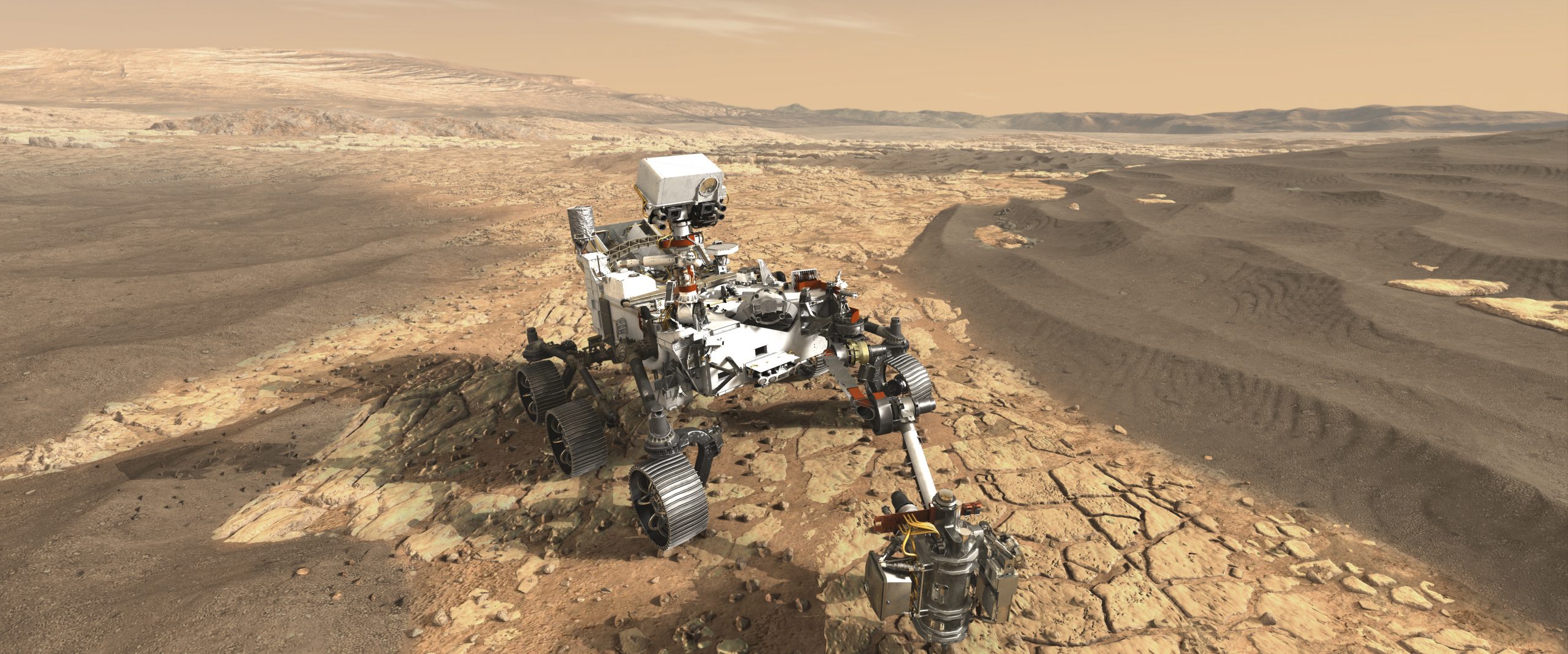 Martian rover (NASA) crop