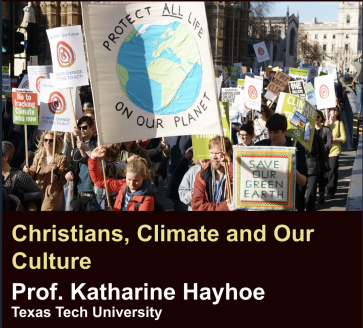 Christians, Climate, and our Culture