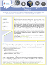 How Can RE Help With Climate Change – KS2 Science