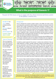 RVE (Welsh): What Is The Purpose Of Genesis 1? – KS3